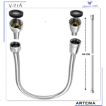 A3343901YP Kolon Duş Spiral Chromolux 60 Cm (ACS) 1/2 - Görsel 4