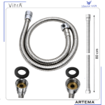 A3246201YP Kolon Duş Gr. Spiral R1/2 L=80CM (ADRAGON) Kenetli - Görsel 5