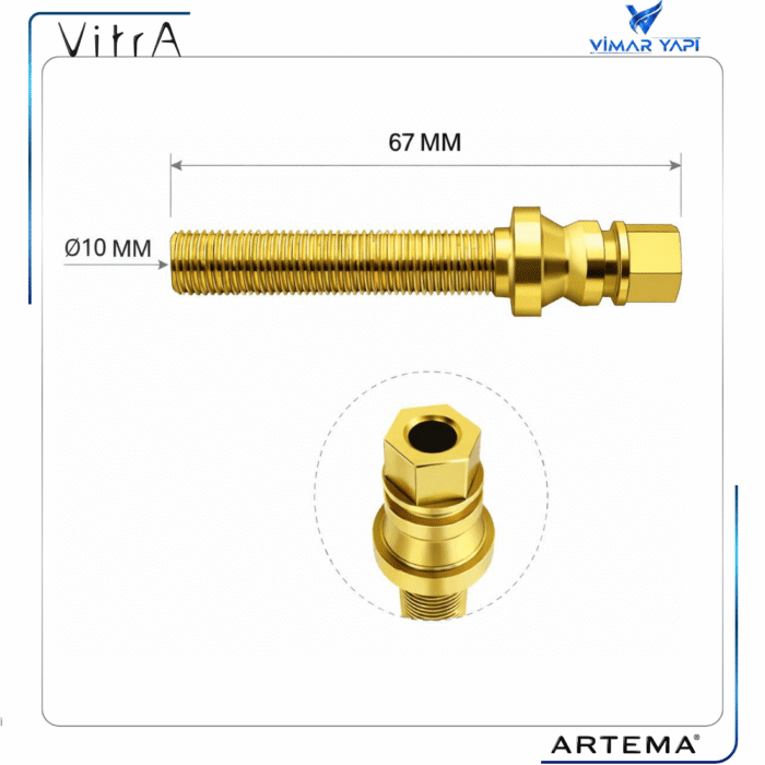A2331340YP Nipel Ayna Ank. Lav. Lovegrove - Görsel 2