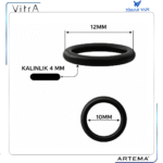 A20618YP O-Ring Ank Lavabo Banyo Bat Çıkış Ucu için - Görsel 2