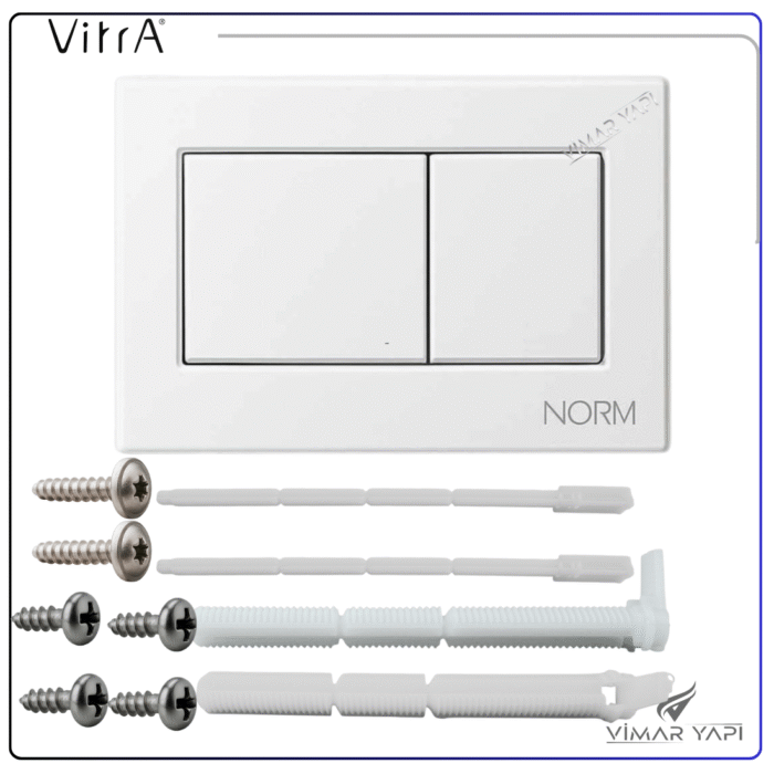 720-0100 Kumanda paneli Beyaz Set Norm - Görsel 1
