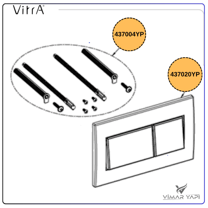 720-0180 Kumanda Paneli-P.Krom Set (Norm) - Görsel 3