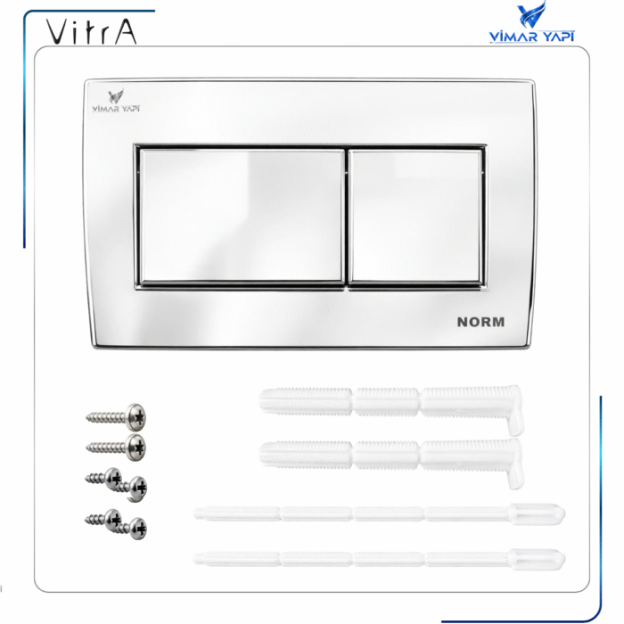 720-0180 Kumanda Paneli-P.Krom Set (Norm) - Görsel 6