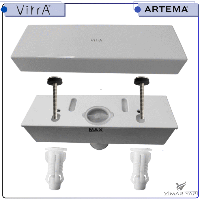 316060YP1TE Metropole Deterjan Hazne + Kapağı-Beyaz - Görsel 1