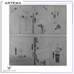 A42966 ARTEMA Nuvo Round Lavabo Bataryası - Görsel 5