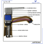A22874YP Ayakli Kartuş Kerox 35 Bhws. - Görsel 5