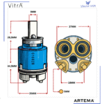 A22874YP Ayakli Kartuş Kerox 35 Bhws. - Görsel 2