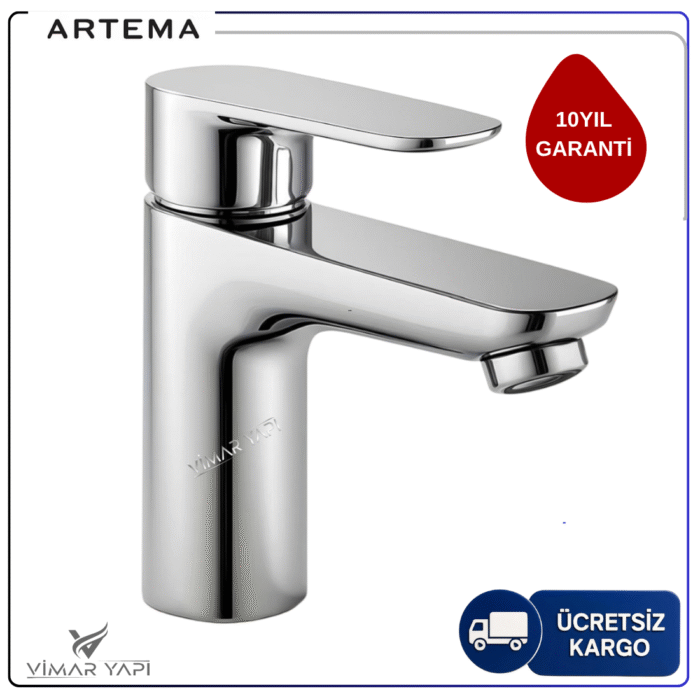 A42966 ARTEMA Nuvo Round Lavabo Bataryası - Görsel 1