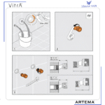 A43057 Artema Flow Round Banyo Bataryası Krom - Görsel 4