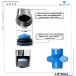 A25604YP+Anahtar VitrA-Artema Perlatör M215x1-A Cache Slot - Görsel 4