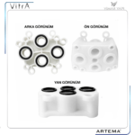 A43525 V-box Uzatma parçası 5Cm - Görsel 6