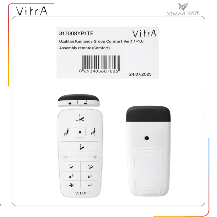 317008YP1TE V-Care Uzaktan Kumanda Grubu Comfort Ver1.1+1.0 - Görsel 3
