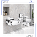 A43057 Artema Flow Round Banyo Bataryası Krom - Görsel 5