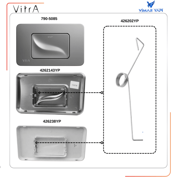 426202YP Kumanda Paneli Yay (790-5085 426238 426243YP) - Görsel 2