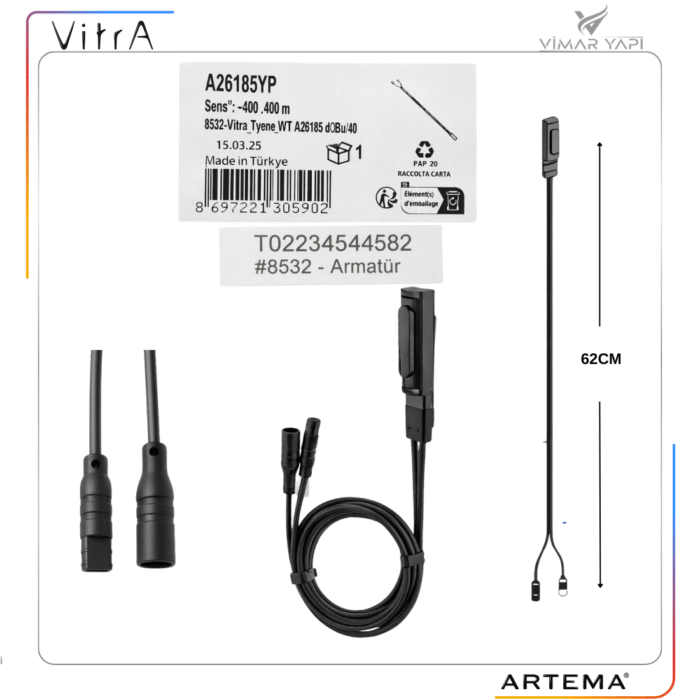 A26185YP Sensör 400-400mm (Origin Lav Bat) - Görsel 4