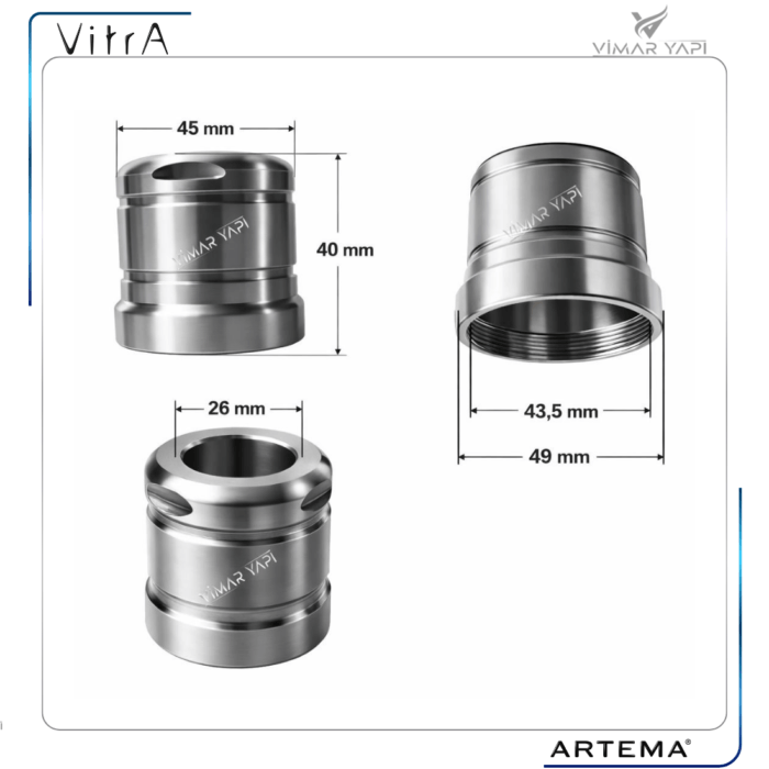 A2333353YP Kartuş Tespit Vidasi Ankastre. Banyo (A21111YP Yerine) - Görsel 6