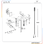 A26185YP Sensör 400-400mm (Origin Lav Bat) - Görsel 3