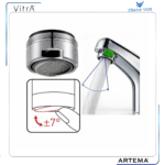 A3262201YP Perlatör. M24X1-Z Neoperl İçten Mafsallı - Görsel 2