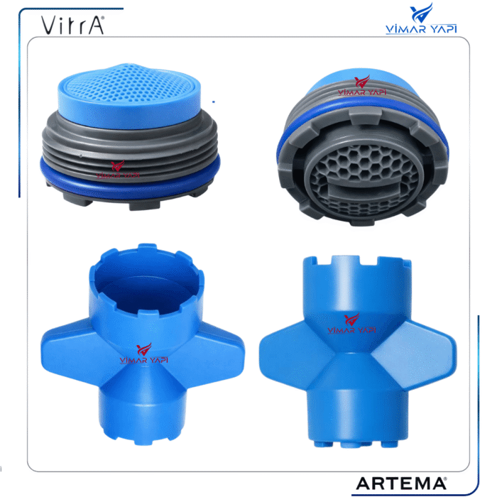 A25604YP+Anahtar VitrA-Artema Perlatör M215x1-A Cache Slot - Görsel 2