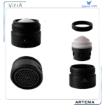 A3344236YP Perlatör M18x1 Shorty Origin Siyah