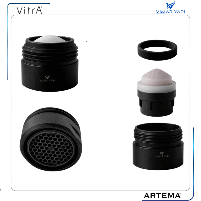 A3344236YP Perlatör M18x1 Shorty Origin Siyah - Görsel 4