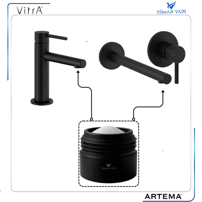 A3344236YP Perlatör M18x1 Shorty Origin Siyah - Görsel 2