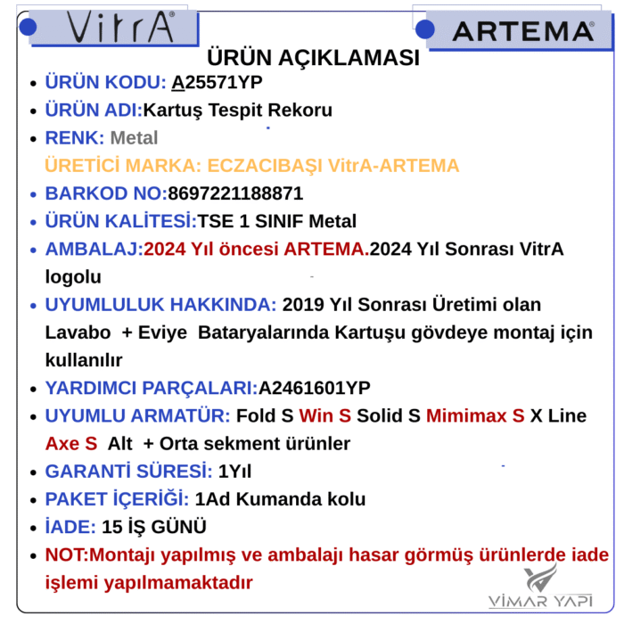 A25571YP Kartuş Tespit Rekoru - Görsel 5