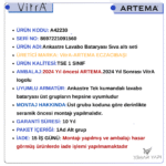 A42230 Ankastre Lavabo Bataryası Sıva altı seti - Görsel 3