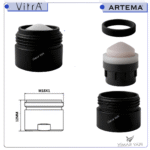 A3344236YP Perlatör M18x1 Shorty Origin Siyah - Görsel 2