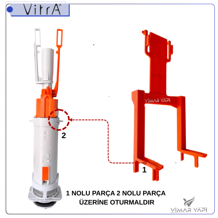 436864YP  Boşaltma Sabitleme Plastiği 8cm Rez Uyumlu - Görsel 3