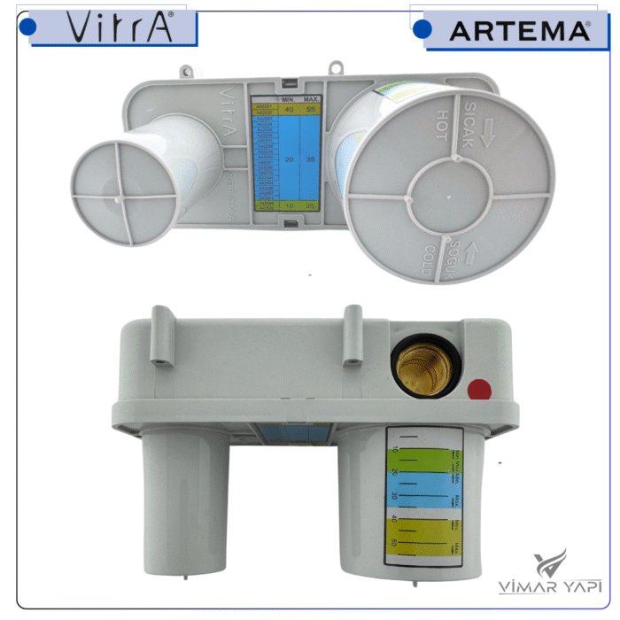 A42230 Ankastre Lavabo Bataryası Sıva altı seti - Görsel 1