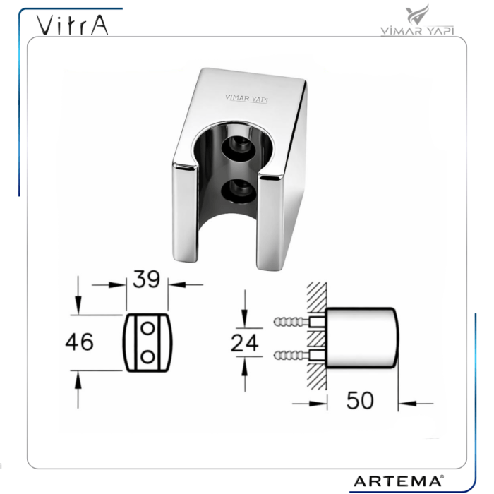 A2278301YP El duşu Sabit Askı - Görsel 2