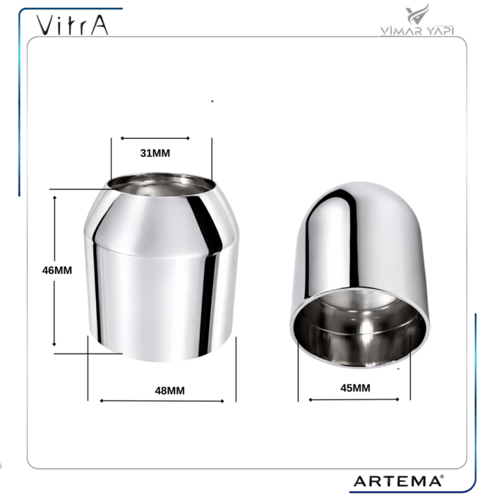 A2484501YP Dış Gövde Borusu Ø40 Ank. Banyo ABS - Görsel 3