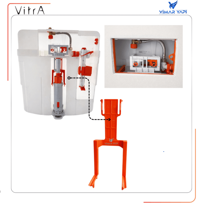 436864YP  Boşaltma Sabitleme Plastiği 8cm Rez Uyumlu - Görsel 2