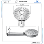 A3350501YP El Duşu 3 Fonksiyonlu Moonshower - Görsel 3