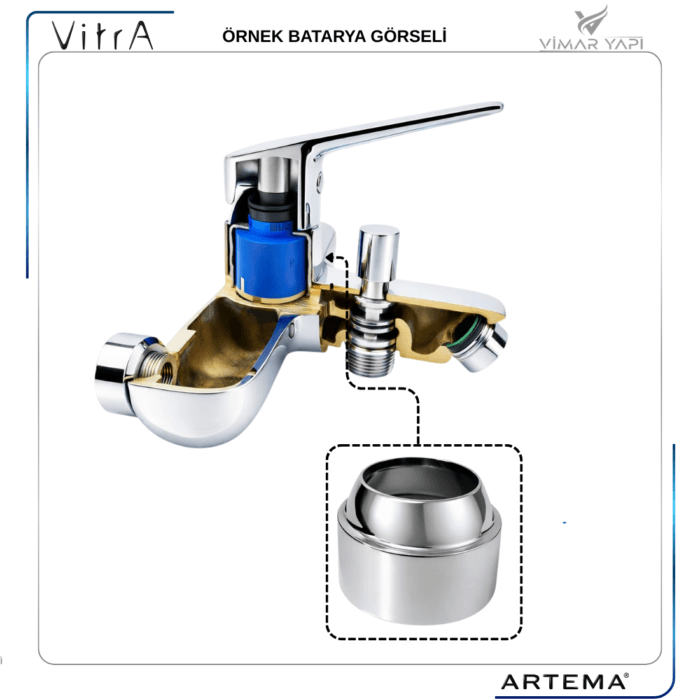 A2495601YP Banyo Bat Kartuş tespit rekor kapağı - Görsel 2