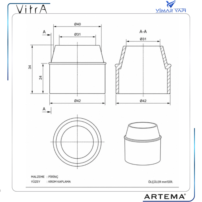 A2495601YP Banyo Bat Kartuş tespit rekor kapağı - Görsel 8