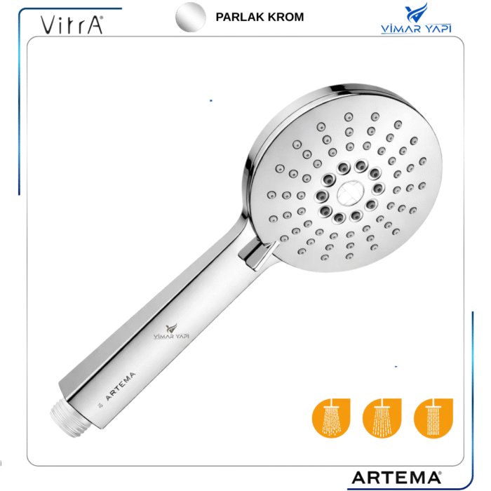 A3350501YP El Duşu 3 Fonksiyonlu Moonshower - Görsel 5