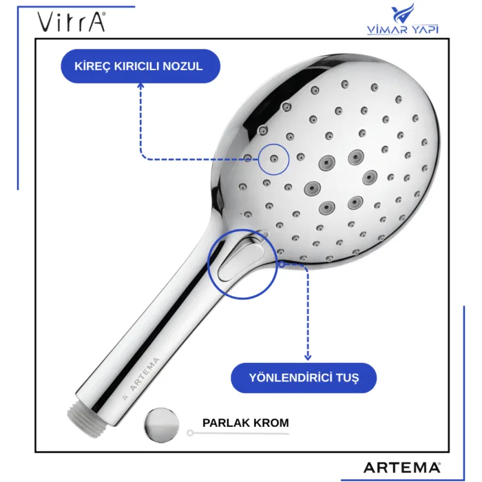 A3308101YP El Duşu 3 Fonksiyonlu P77600 - Görsel 3