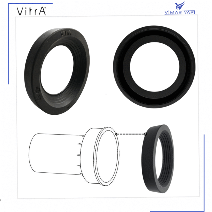 426051YP Asma Klozet 90 Düz Boru Contası - Görsel 2
