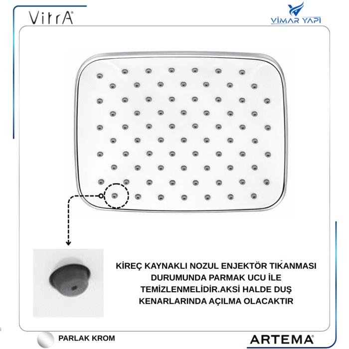 A3360301YP  Duş Başlığı 7242 (26x20) - Görsel 5