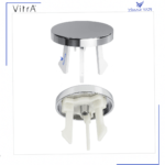 A45166 Üç Lavabo TaşmaYüzüğü Krom Kaplama