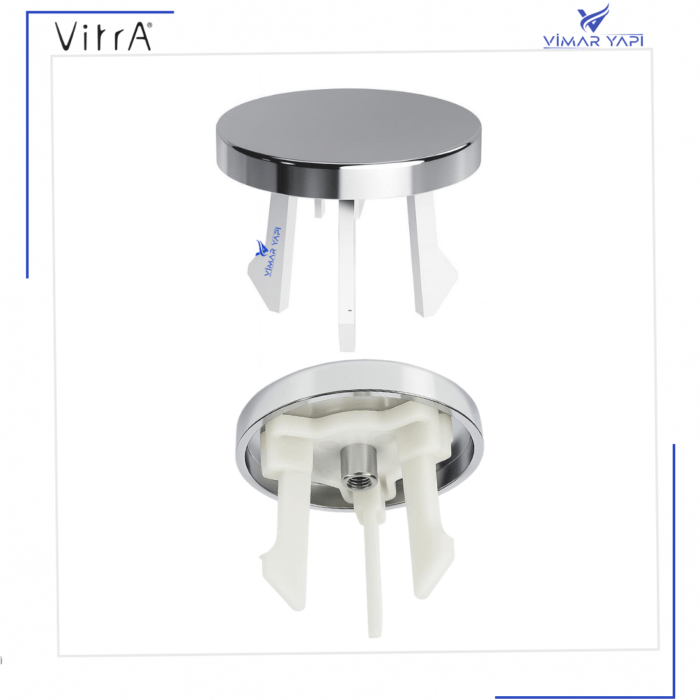 A45166 Üç Lavabo TaşmaYüzüğü Krom Kaplama - Görsel 4