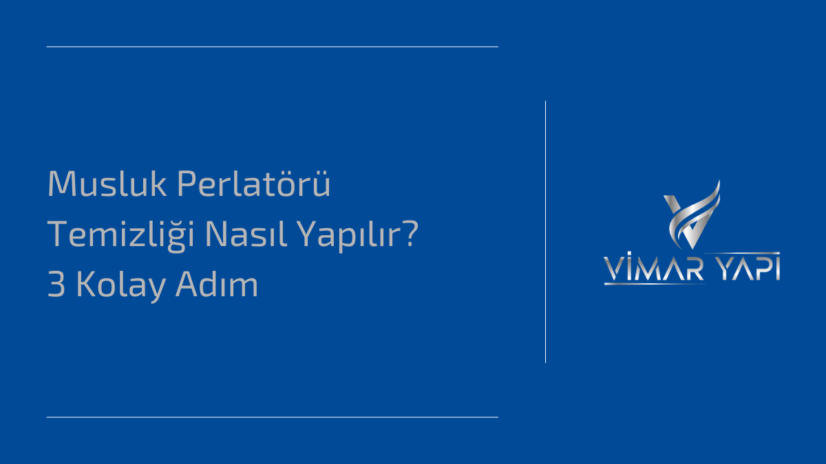 Musluk Perlatörü Temizliği' ve kireç sökme yöntemleri.