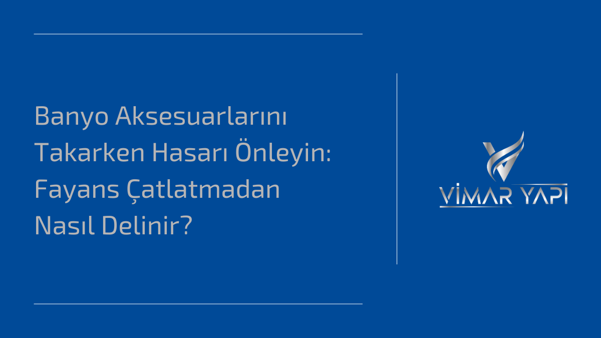 'Fayans Çatlatmadan Nasıl Delinir' ve seramik üzerine bant yapıştırma tekniği.