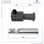 310890YP1TE Asma Klozet Kolay Montaj Seti 75mm - Görsel 2