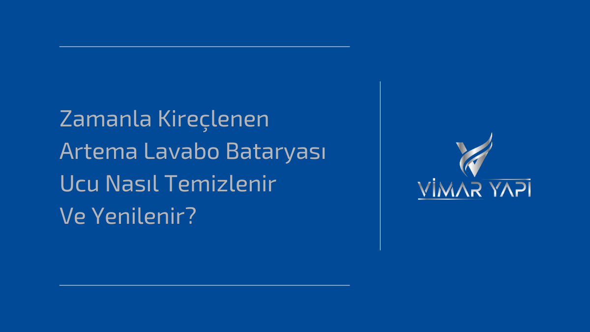 Su akışını engelleyen kireç birikintilerine karşı Artema lavabo bataryası ucunun pratik temizlenmesi ve parça yenileme yöntemleri.