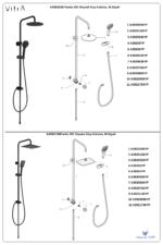 A3921736YP Yönlendirici Gövde Grubu Mat Siyah) (A4593636 A4593736) - Görsel 6