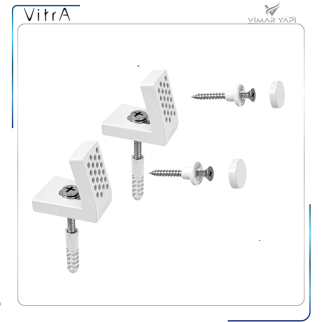 310247YP1TE Klozet-bide-pisuvar 65 mm’lik yan montaj seti