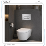 740-2280 Root Round Kumanda Paneli, Parlak Krom - Görsel 3